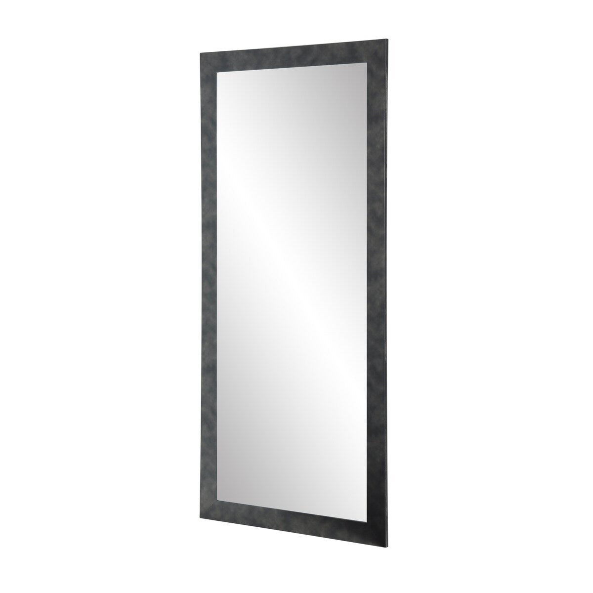 BrandtWorks Clouded Gunmetal Framed Floor Mirror
