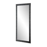 BrandtWorks Clouded Gunmetal Framed Floor Mirror