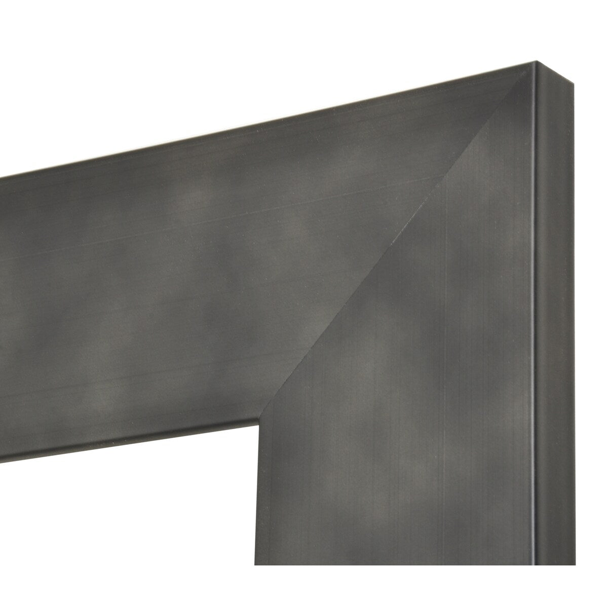 BrandtWorks Clouded Gunmetal Framed Floor Mirror