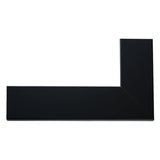 BrandtWorks Matte Black Wall Mirror 32" x 50" - 32" x 50"