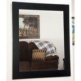 BrandtWorks Matte Black Wall Mirror 32" x 50" - 32" x 50"