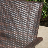 Brandywine Outdoor 6-Piece Rectangle Wicker Wood Dining Set by Christopher Knight Home