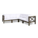 Brava Outdoor 5-Seat Acacia Wood Sofa Set by Christopher Knight Home