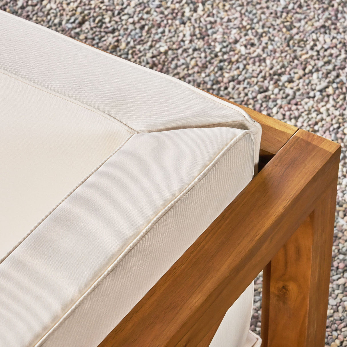 Brava Outdoor 5-Seat Acacia Wood Sofa Set by Christopher Knight Home