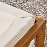 Brava Outdoor 5-Seat Acacia Wood Sofa Set by Christopher Knight Home