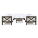 Brava Acacia Wood Outdoor Sectional Sofa by Christopher Knight Home