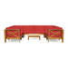 Brava Acacia Wood Outdoor Sectional Sofa by Christopher Knight Home