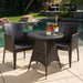 Brayden Outdoor 3-piece Wicker Bistro Set by Christopher Knight Home - N/A