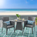 Brayden Outdoor 3-piece Wicker Bistro Set by Christopher Knight Home - N/A