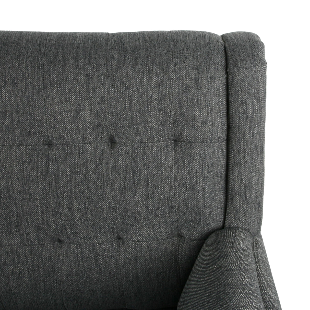 Braymer Mid-Century Modern Fabric Settee with Nailhead Trim by Christopher Knight Home