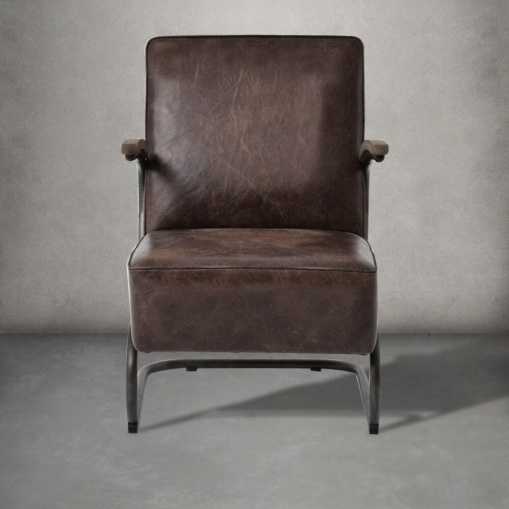 Brazilian Rich Chocolate Brown Accent Chair