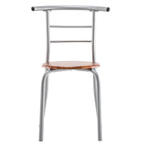Breakfast Table Dining Table and Chair 3 Piece Set for Kitchen Living Dinning Room