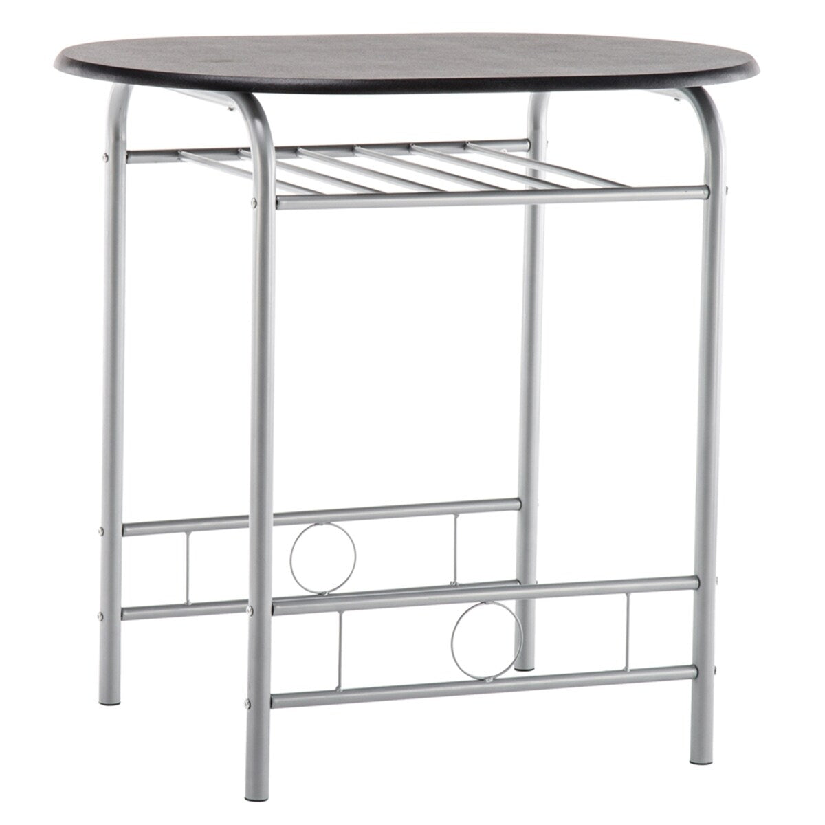Breakfast Table Dining Table and Chair 3 Piece Set for Kitchen Living Dinning Room