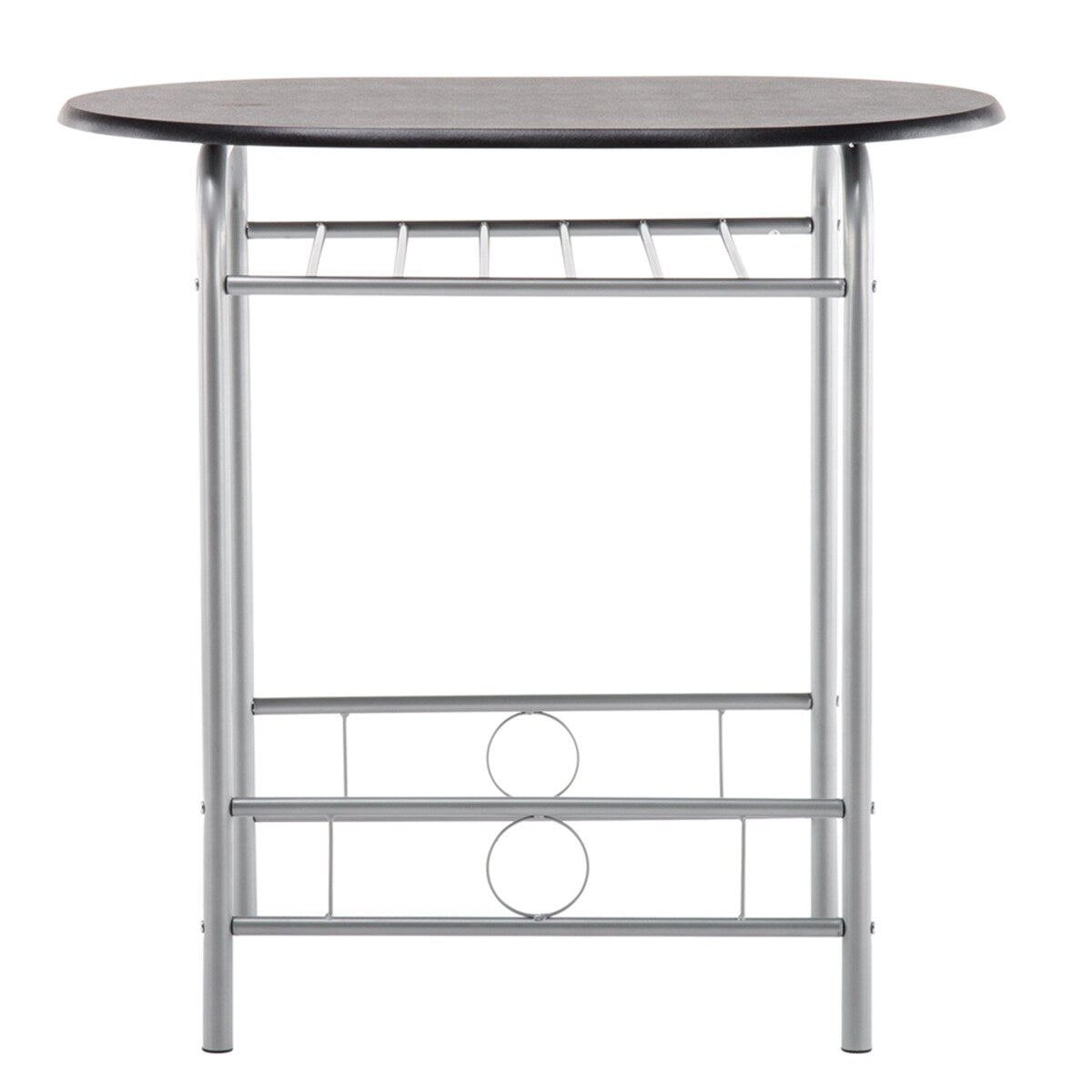 Breakfast Table Dining Table and Chair 3 Piece Set for Kitchen Living Dinning Room