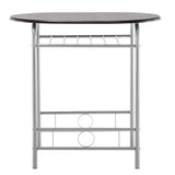 Breakfast Table Dining Table and Chair 3 Piece Set for Kitchen Living Dinning Room