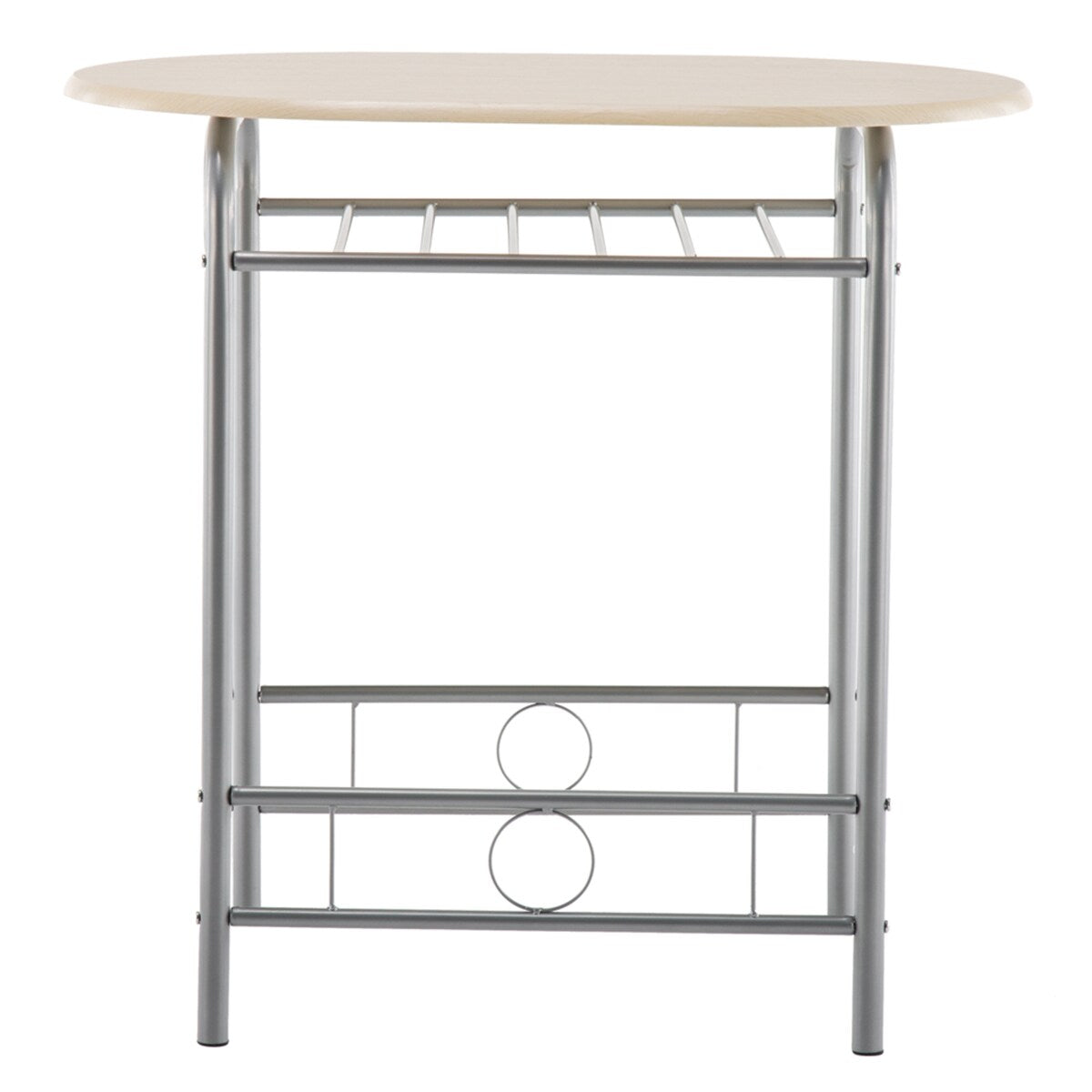 Breakfast Table Dining Table and Chair 3 Piece Set for Kitchen Living Dinning Room