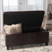 Breanna Upholstered Storage Ottoman by Christopher Knight Home
