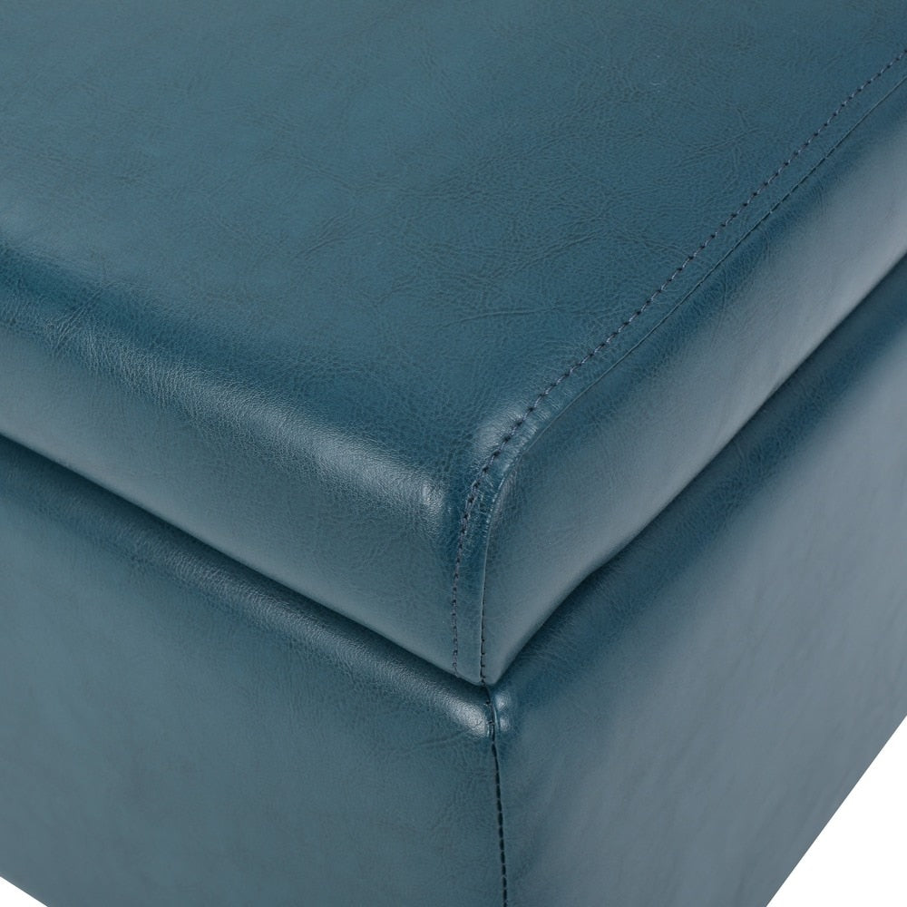 Breanna Upholstered Storage Ottoman by Christopher Knight Home