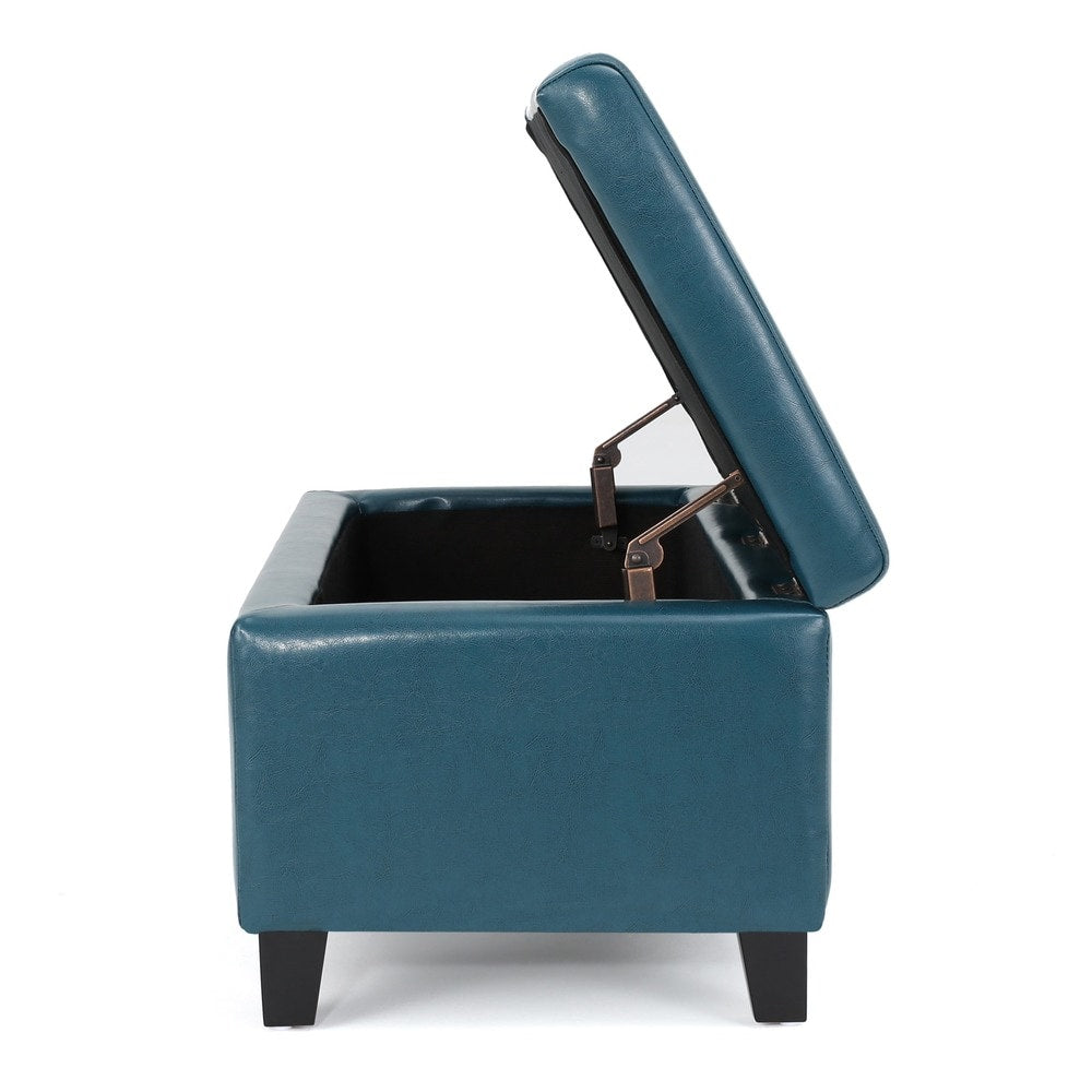 Breanna Upholstered Storage Ottoman by Christopher Knight Home