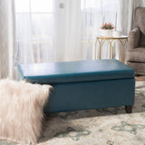 Breanna Upholstered Storage Ottoman by Christopher Knight Home