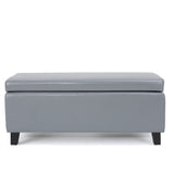 Breanna Upholstered Storage Ottoman by Christopher Knight Home