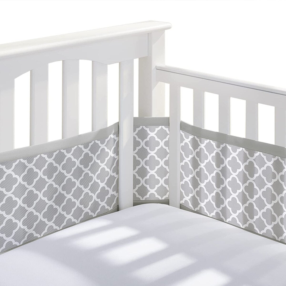 BreathableBaby Breathable Mesh Liner for Cribs, 4-Sides, Classic 3mm