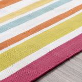 Breisgau Traditional Striped Indoor/ Outdoor Area Rug - 8' x 10'
