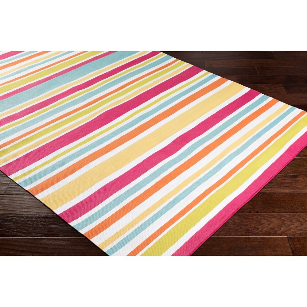 Breisgau Traditional Striped Indoor/ Outdoor Area Rug - 8' x 10'