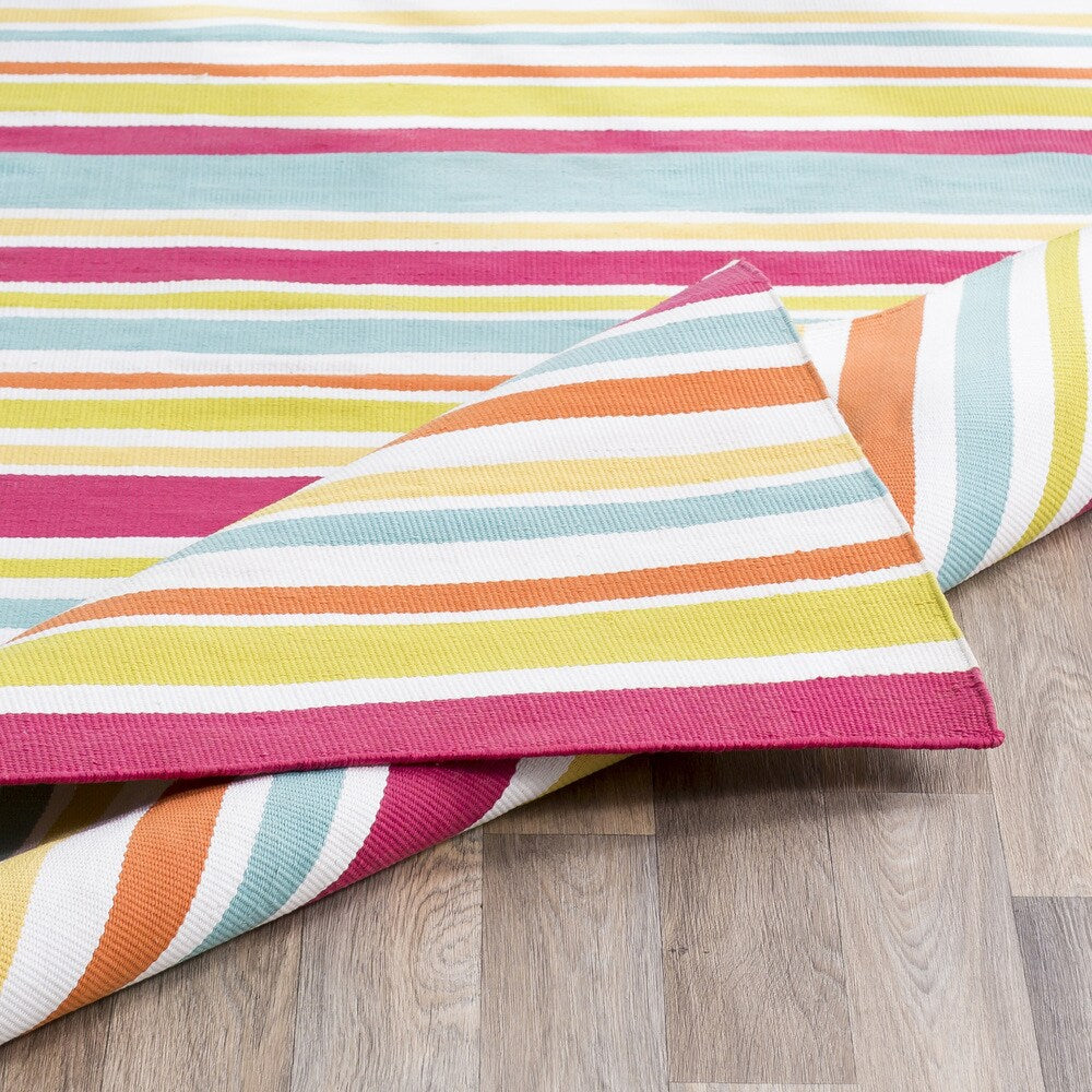 Breisgau Traditional Striped Indoor/ Outdoor Area Rug - 8' x 10'