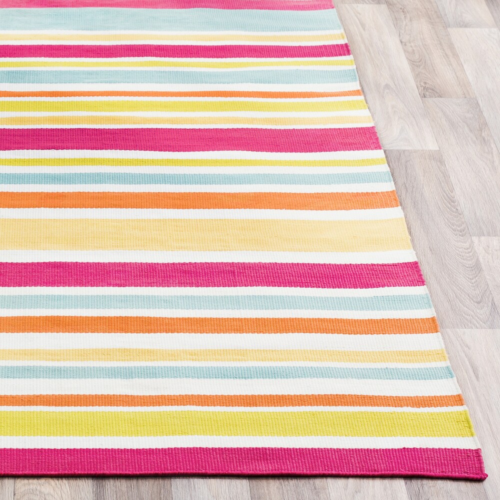 Breisgau Traditional Striped Indoor/ Outdoor Area Rug - 8' x 10'
