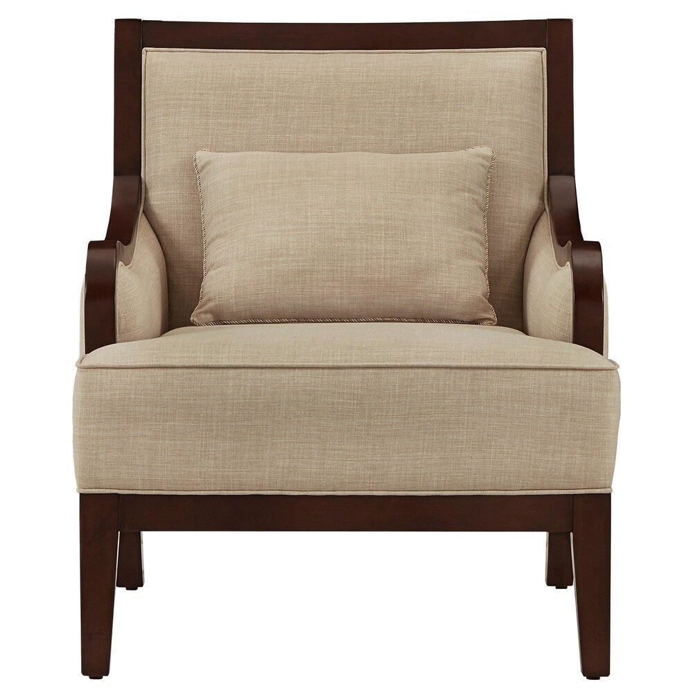 Copper Grove Honnef Espresso Wood Transitional Accent Chair