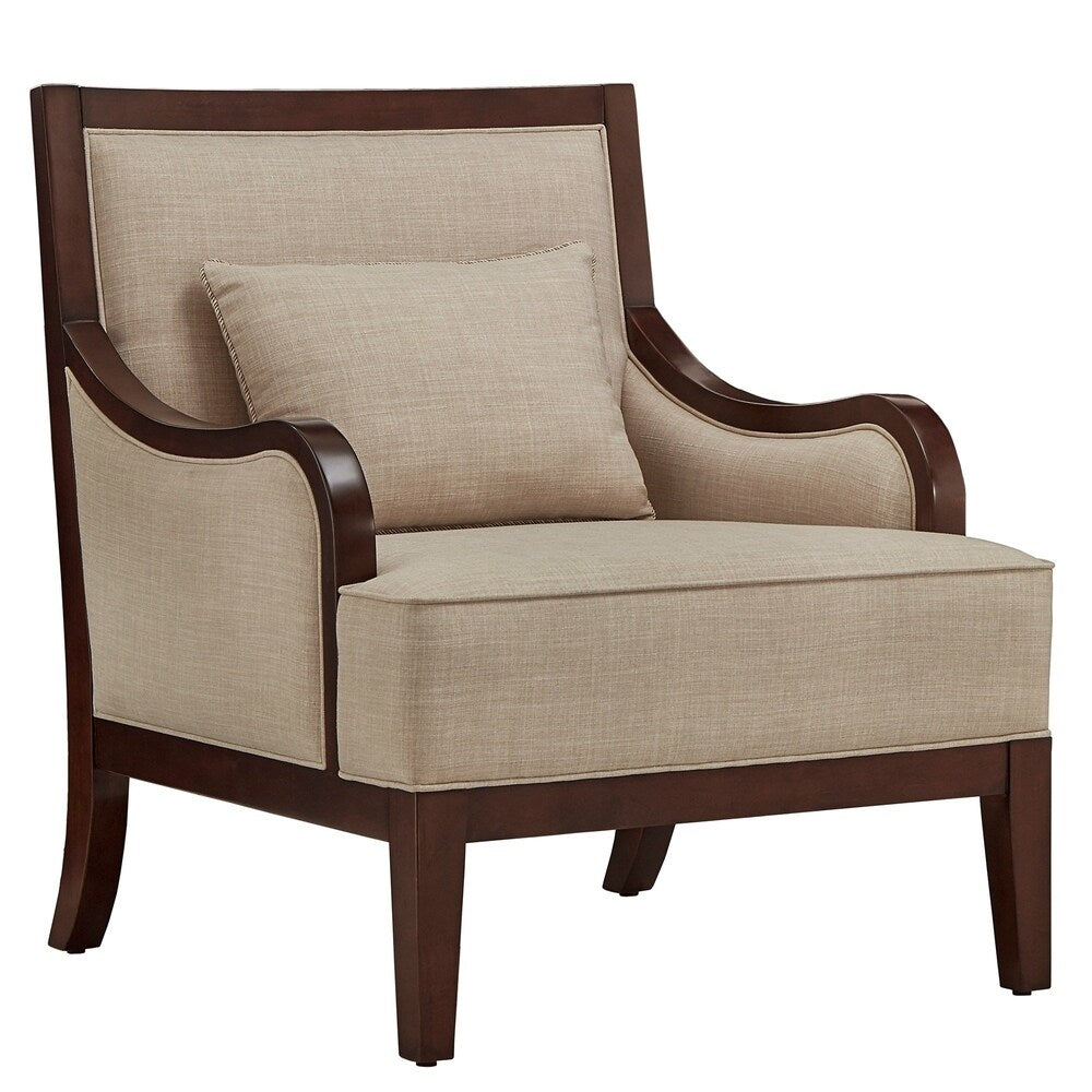 Copper Grove Honnef Espresso Wood Transitional Accent Chair