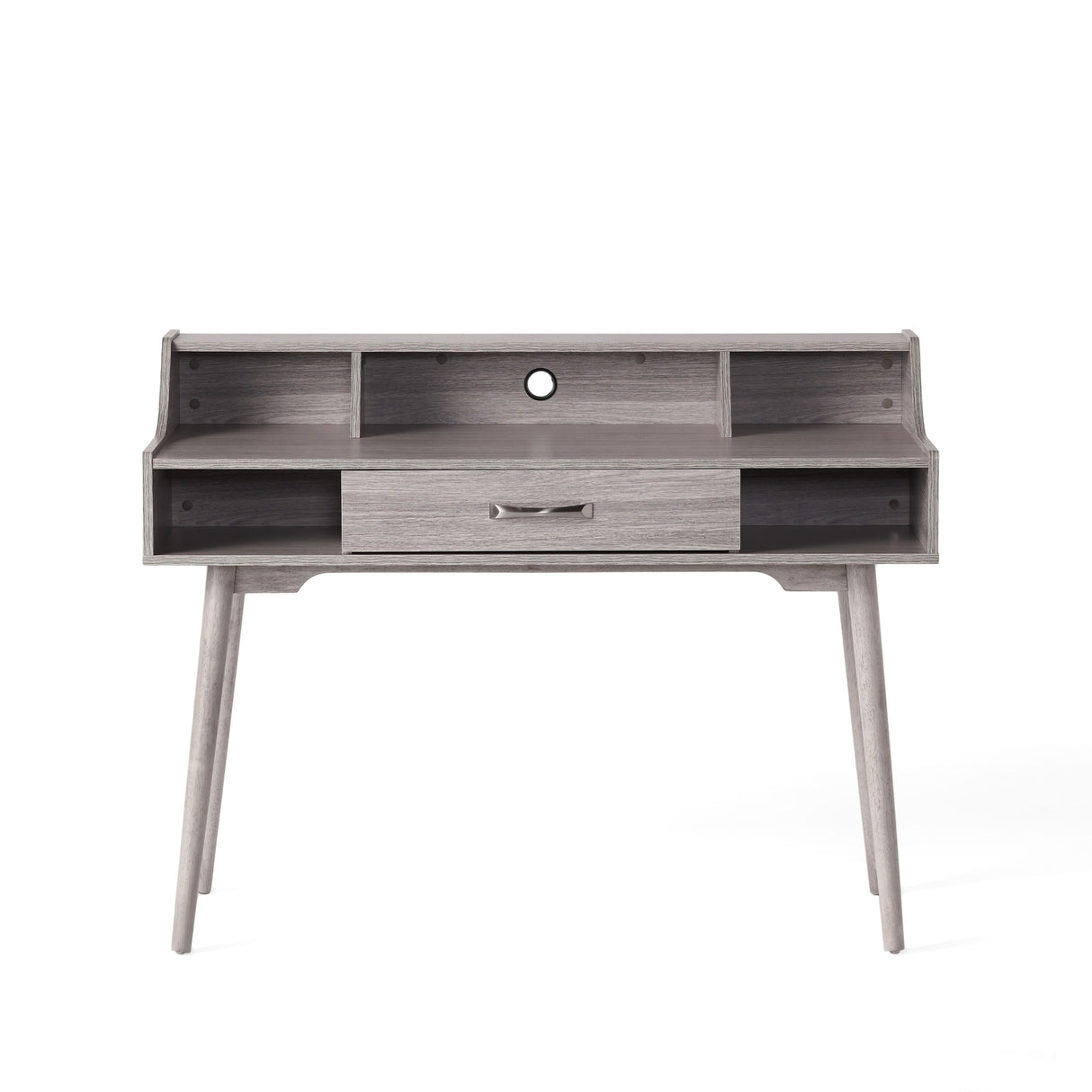 Brenda Mid Century Modern Wood Office Desk by Christopher Knight Home