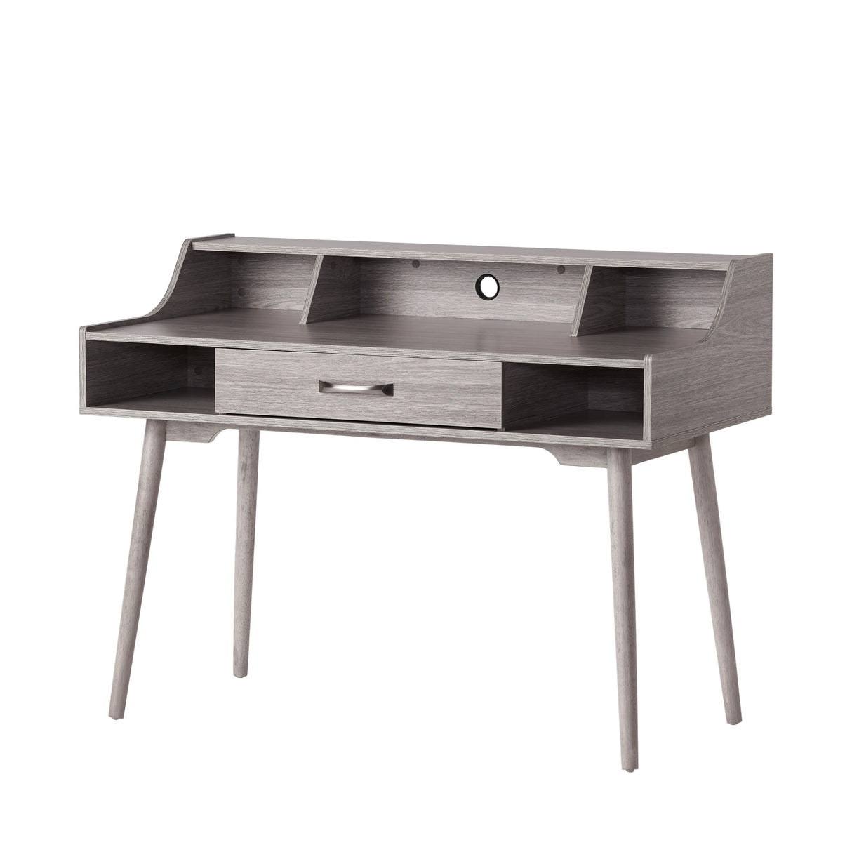 Brenda Mid Century Modern Wood Office Desk by Christopher Knight Home