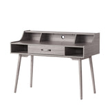 Brenda Mid Century Modern Wood Office Desk by Christopher Knight Home