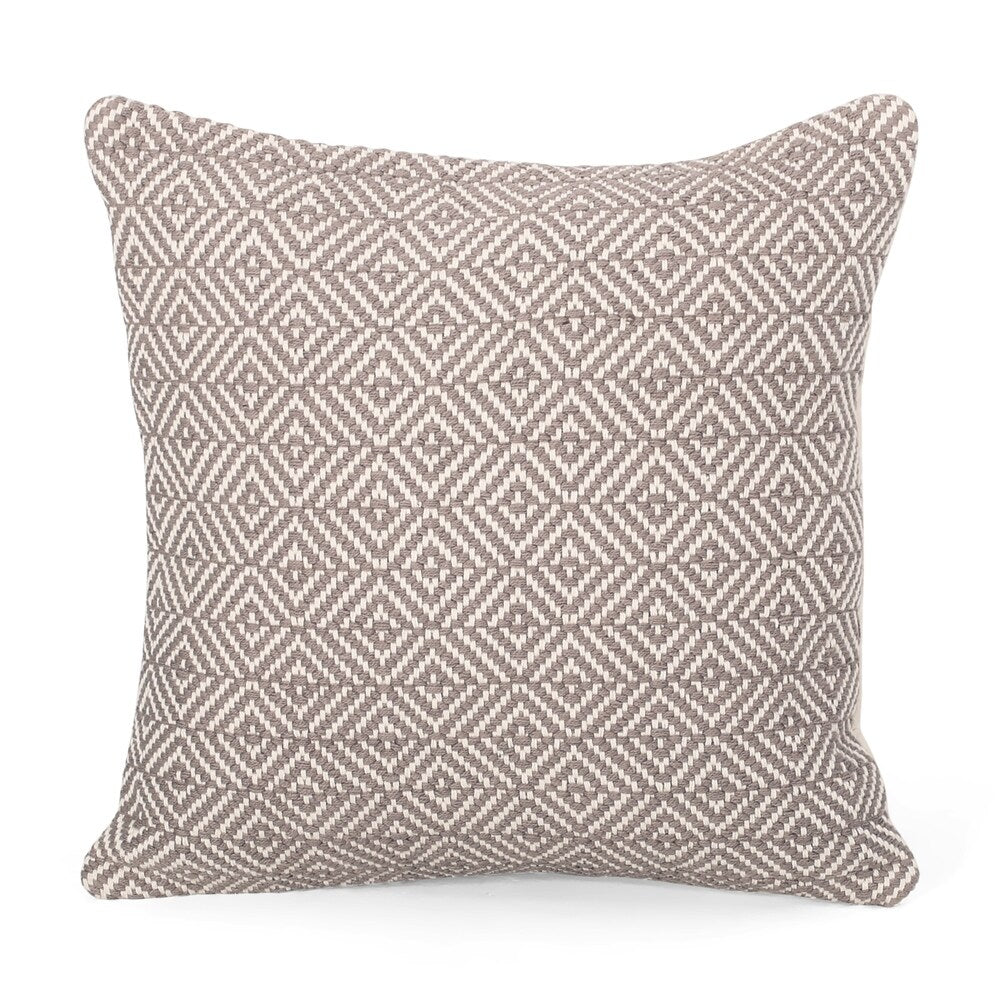 Armco Modern Fabric Throw Pillow Cover by Christopher Knight Home