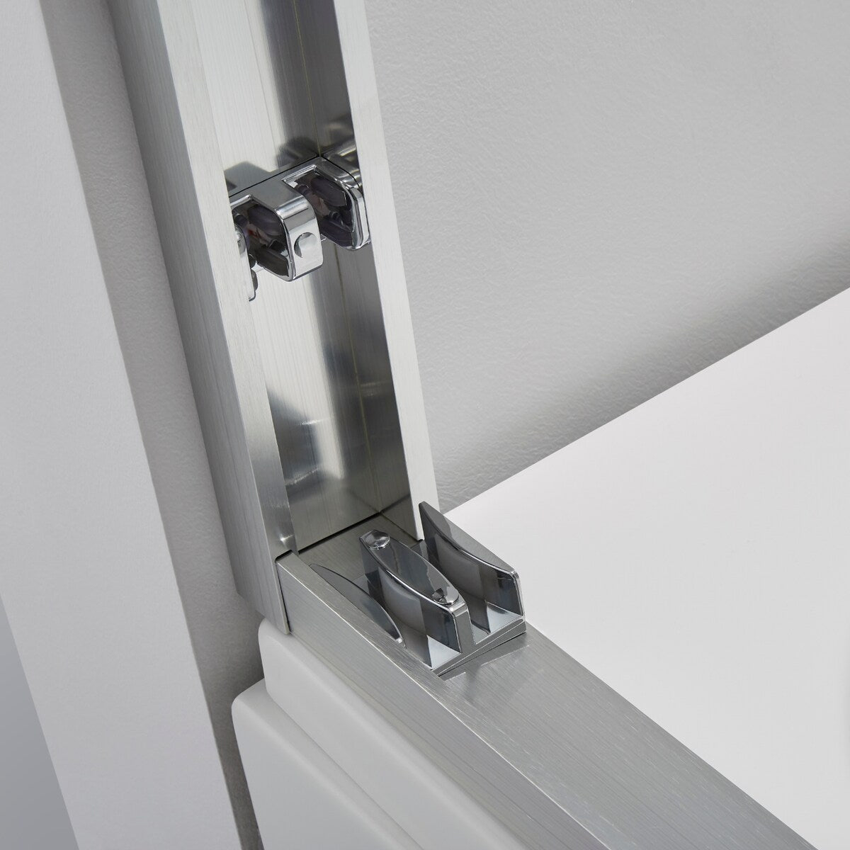 Brescia 56" W x 76" H Double Sliding Shower Door,Brushed Nickel - 56 inches