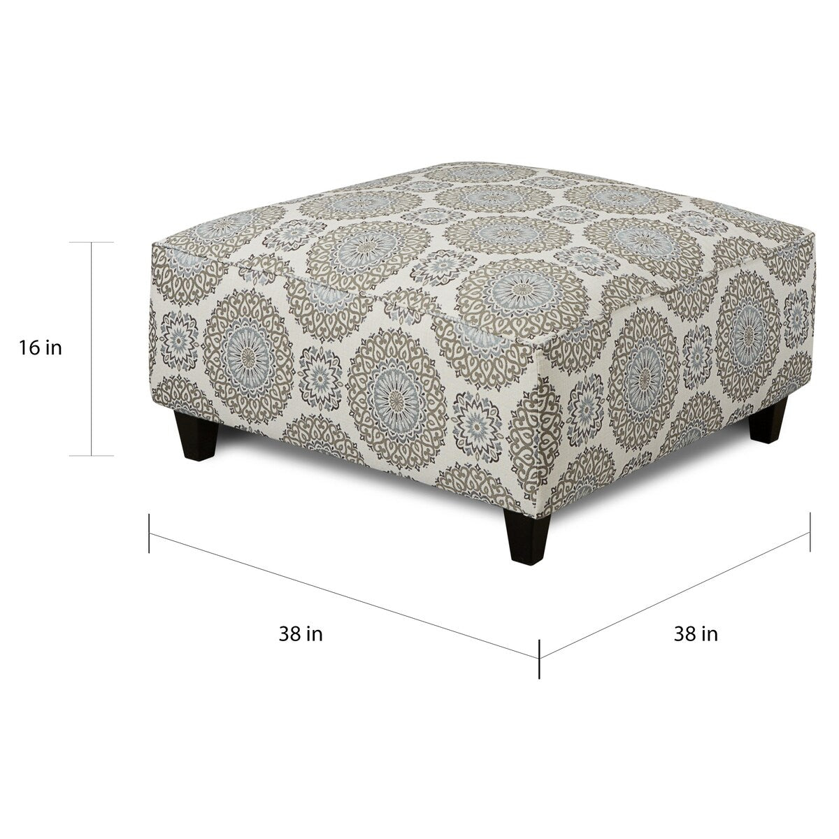 Brianne Twilight Cocktail Ottoman