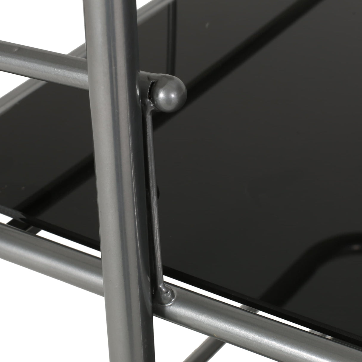 Bridger Modern 3 Tier Bar Cart with Glass Shelving by Christopher Knight Home - 34.00" L x 18.50" W x 31.50" H