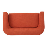 Bridie Mid-Century Fabric Loveseat by Christopher Knight Home