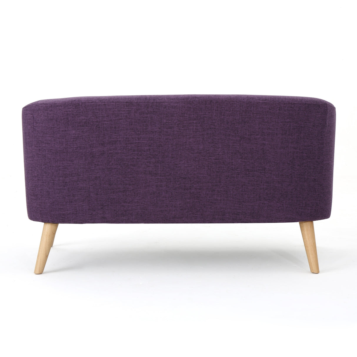 Bridie Mid-Century Fabric Loveseat by Christopher Knight Home