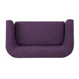 Bridie Mid-Century Fabric Loveseat by Christopher Knight Home