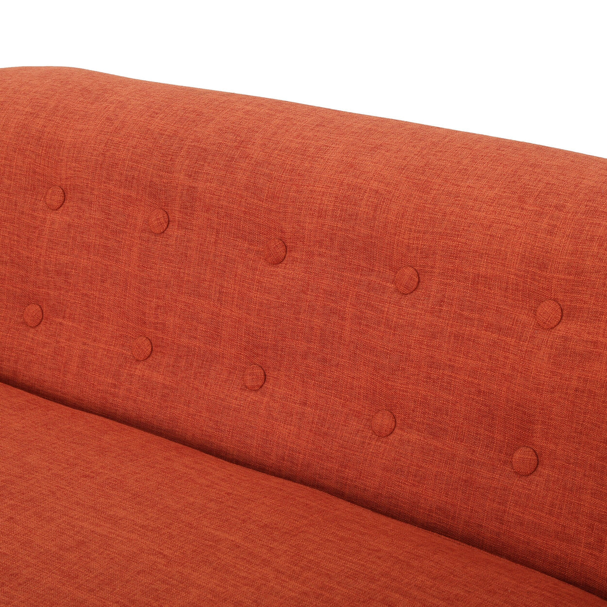 Bridie Mid-Century Fabric Loveseat by Christopher Knight Home