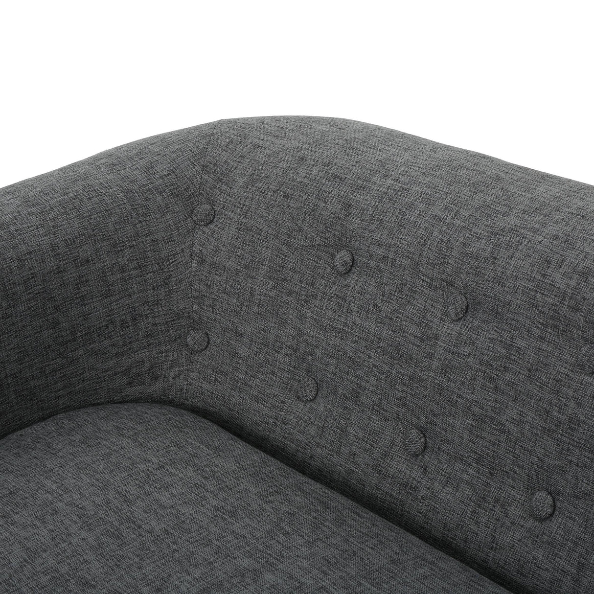 Bridie Mid-Century Fabric Loveseat by Christopher Knight Home