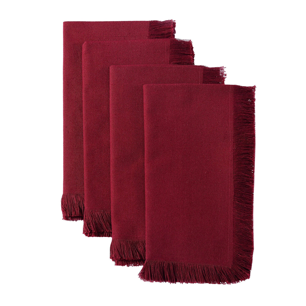 Brielle Home Winchester Leaves 13-Piece Dining Set: Table Runner, Placemats, Napkins & Napkin Rings