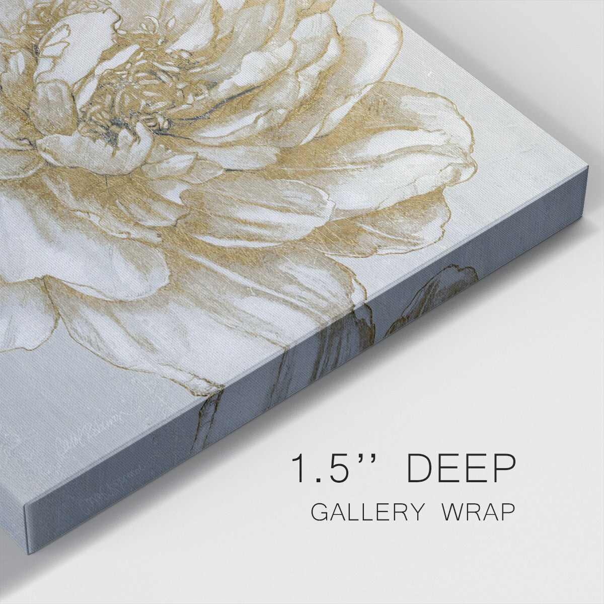 Bright Peony-Gallery Wrapped Canvas