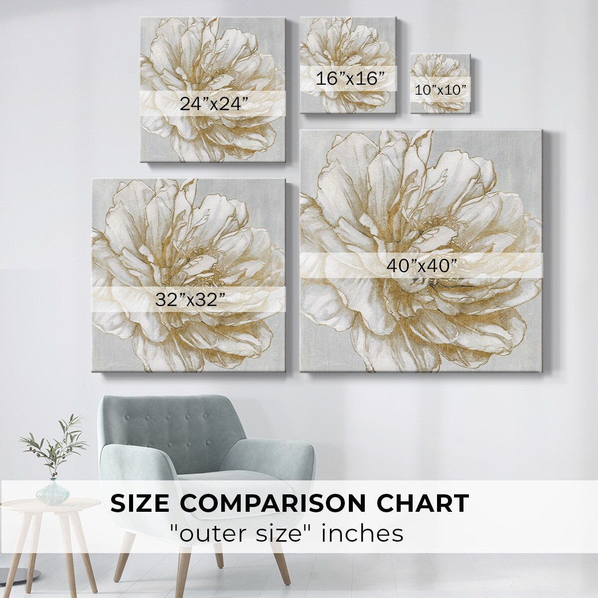Bright Peony-Gallery Wrapped Canvas