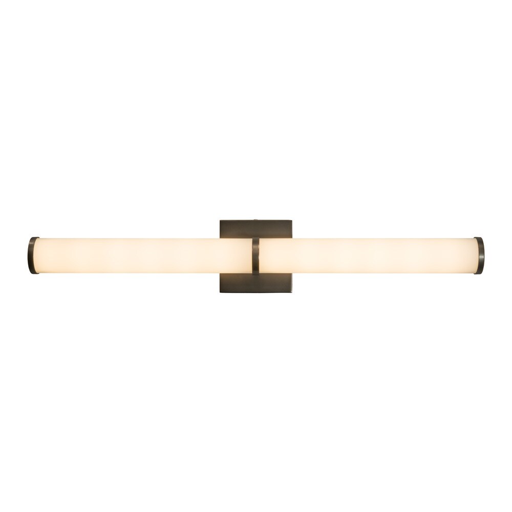 Brighton 25-inch ADA AC LED Glass Bronze Bathroom Bar Light/Wall Sconce