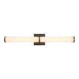 Brighton 25-inch ADA AC LED Glass Bronze Bathroom Bar Light/Wall Sconce