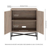 Brighton 28" Wide Rectangular Accent Cabinet - 28" Wide